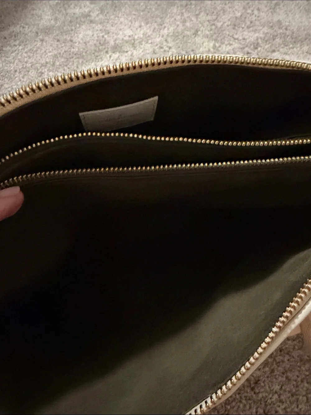 Louis Vuitton Cream Coussin PM Crossbody Bag with Gold Chain & adjustable strap